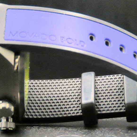 Movado Bold Black Dial Black Silicone Men's Watch Model 3600211 - Picture 13 of 13